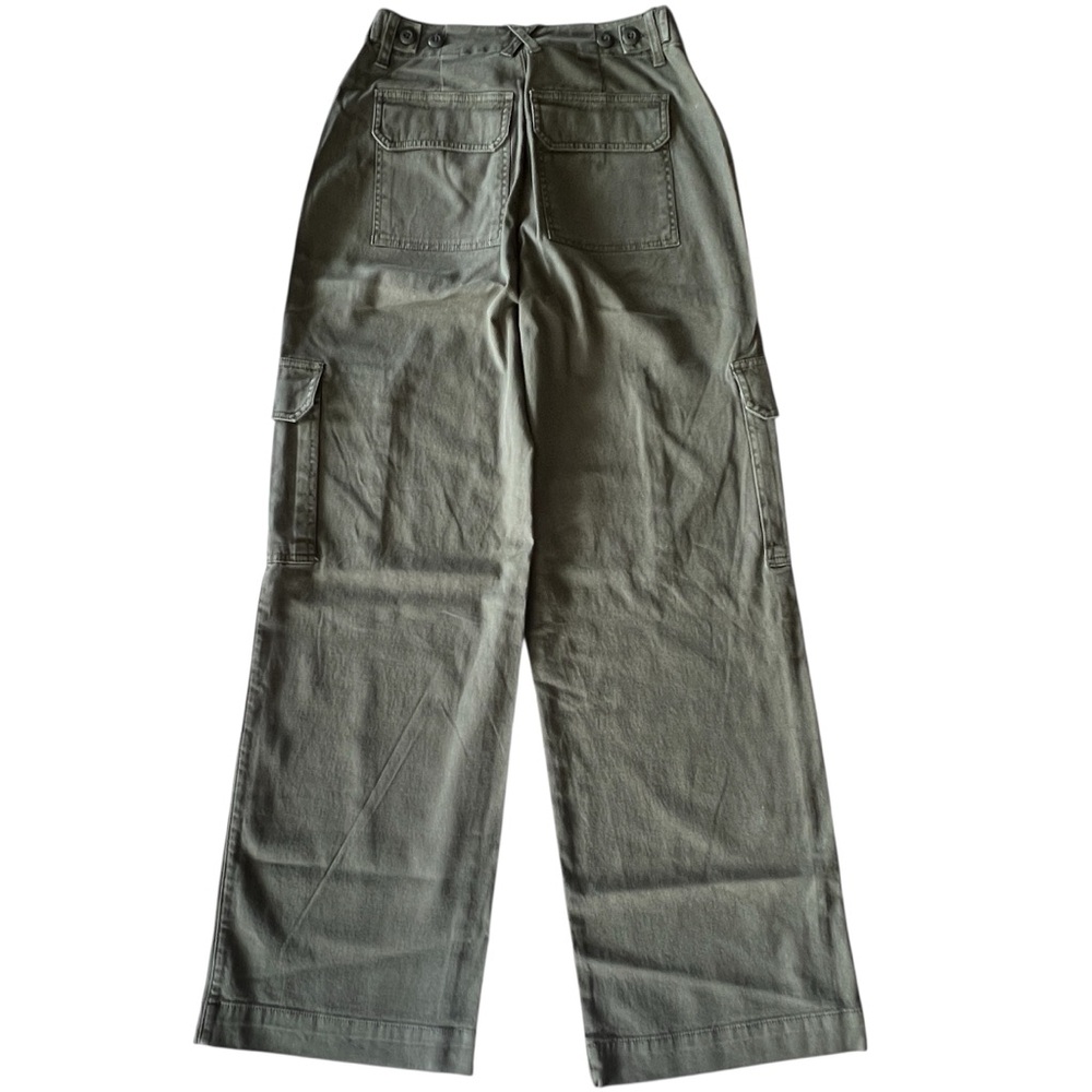 Universal Thread Olive Green Wide Leg Cargo/Utility Pants size 2 - Picture 2 of 11